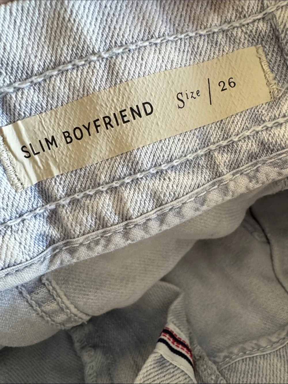 Anthropologie Pilcro Ultra High Rise Acid Wash Denim Shorts 26 Slim Boyfriend - Picture 10 of 12